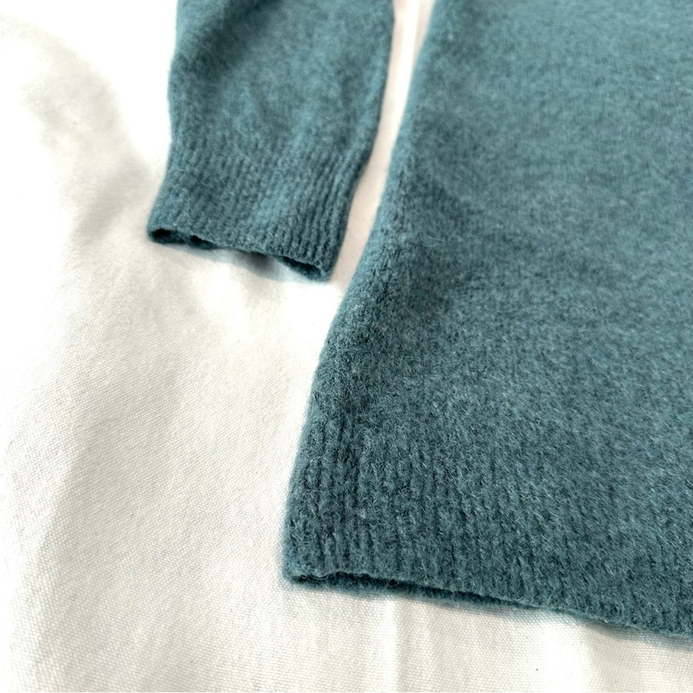 Label of Goods Sweater Mohair Wool Blend V-Neck Pullover Oversized Size S - Picture 6 of 16